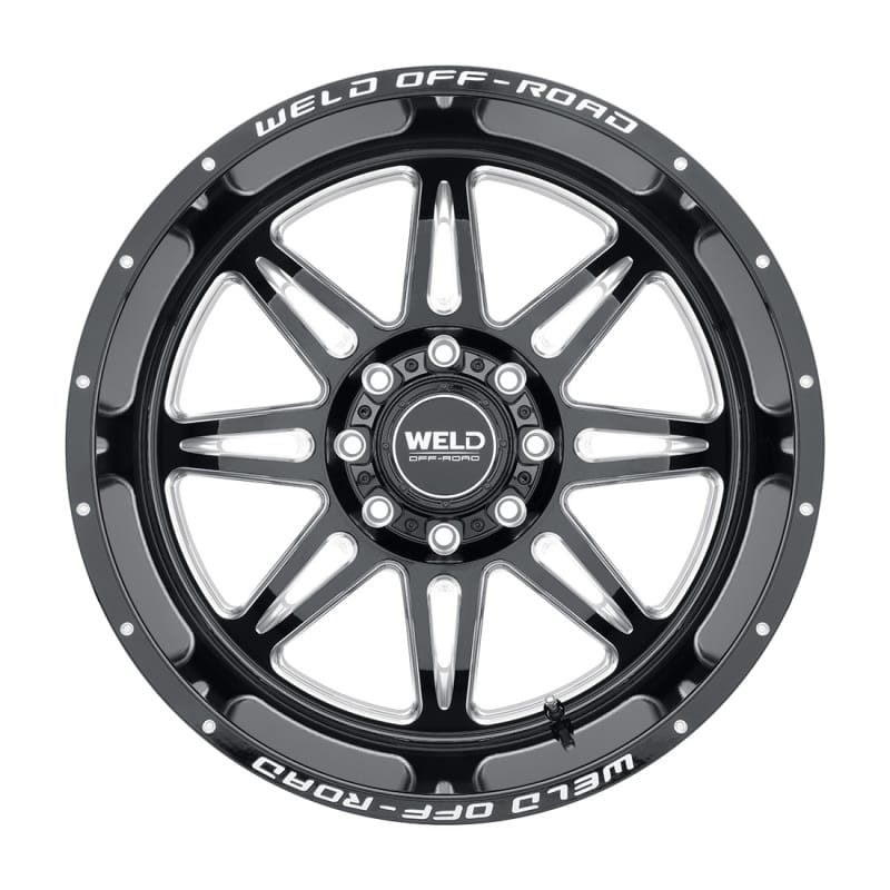 Weld — Weld Cheyenne W132 Series 20x10 / 8x170 BP / -18 Offset / 4.75 BS / 125.1 Bore - Gloss Black MIL