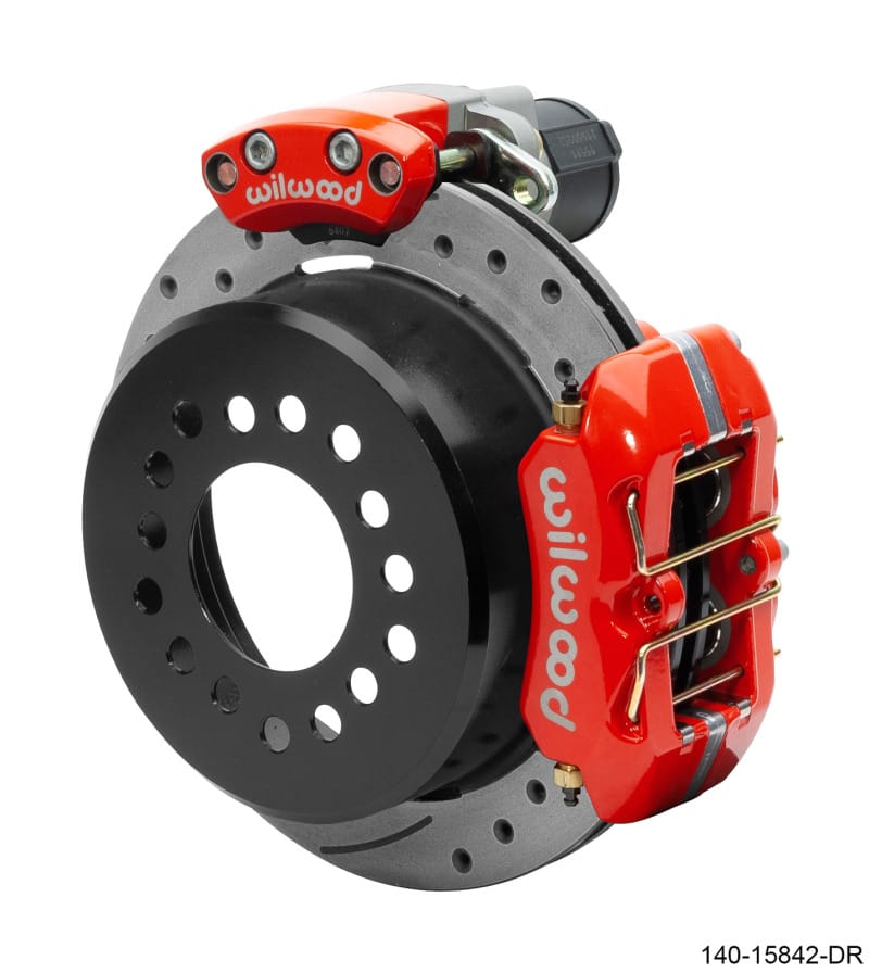 Wilwood — Wilwood EPB/FDP-LP Rear Kit 11in. Big Ford - SRP, Red
BRAKE KIT