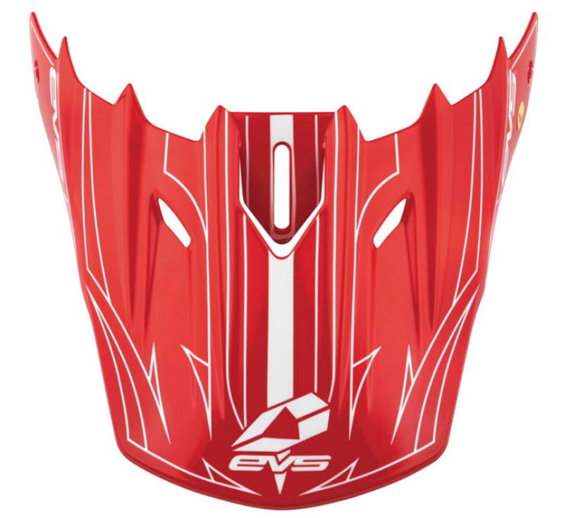 EVS — EVS T5 Pinner Visor - Red/White