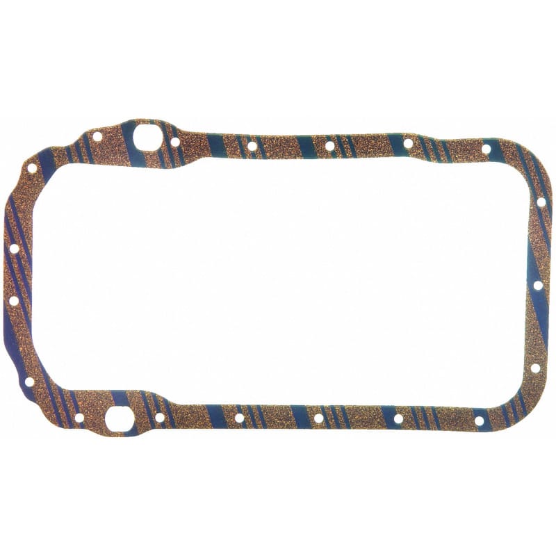 Fel-Pro — Fel-Pro Toyota Camry OS 30405 C Engine Oil Pan Gasket Set Blue Stripe cork-rubber