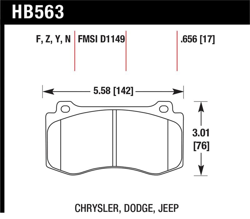 Hawk Performance — HP Plus Disc Brake Pad