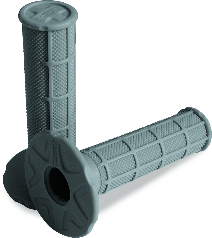 ProTaper — Handlebar Grip - MX Half Waffle Grips -Soft - Light Gray