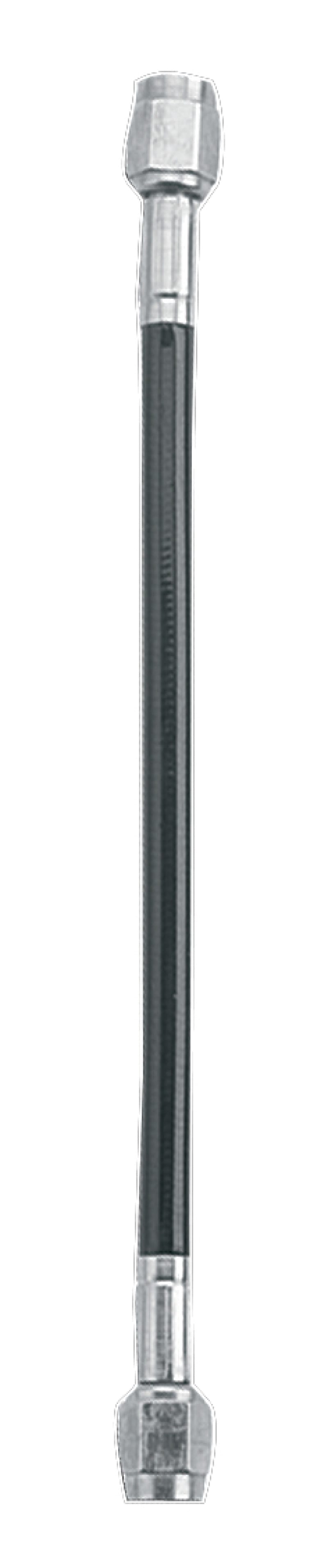 Fragola — Fragola -3AN Black Covered Assembly Straight x Straight 12in