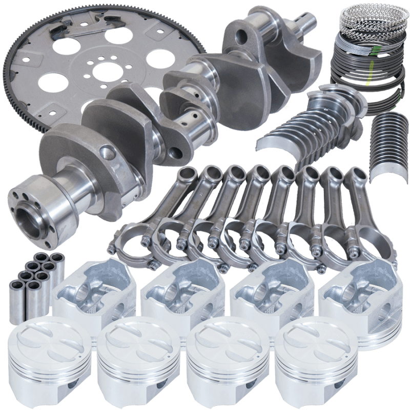 Eagle — Eagle Chevy 350 1Pc 3.480in Crank 5.700in I-Beam Rods 4.000in Pistons 168 Tooth FP Balanced Assembly
Bal Str & Strip Assy