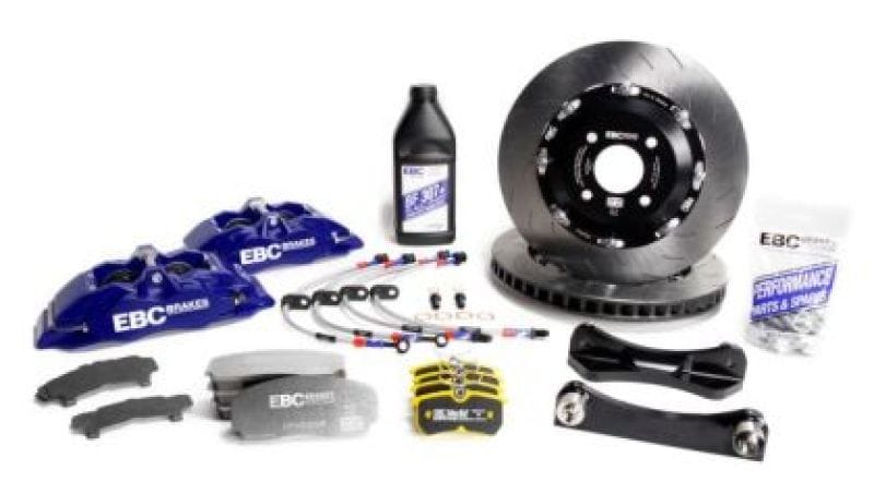 EBC — EBC Racing 92-00 BMW M3 (E36) Blue Apollo-4 Calipers 330mm Rotors Front Big Brake Kit
DscBrkUpgradeKit