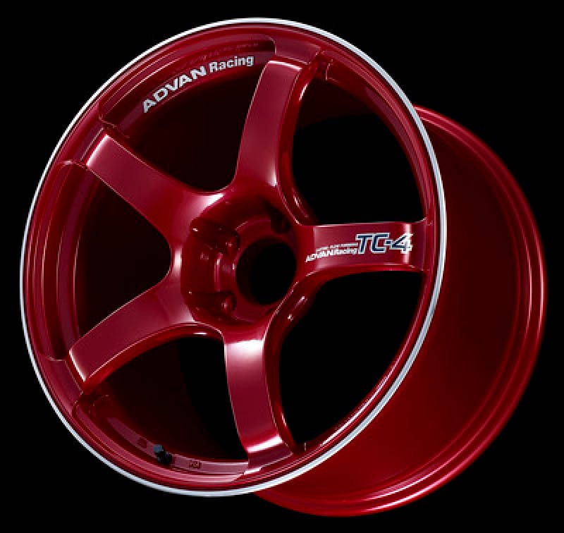 Advan — Advan TC4 16x6.5 +45 4x100 Racing Candy Red and Ring Wheel