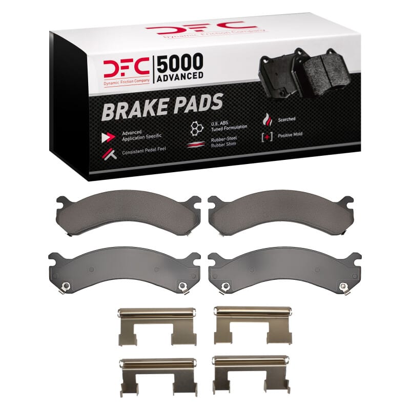 DFC — DFC 01-10 Chevrolet Silverado 3500 HD Rear 5000 Advanced Ceramic Brake Pads and Hardware Kit
DFC Brake Pad Set
