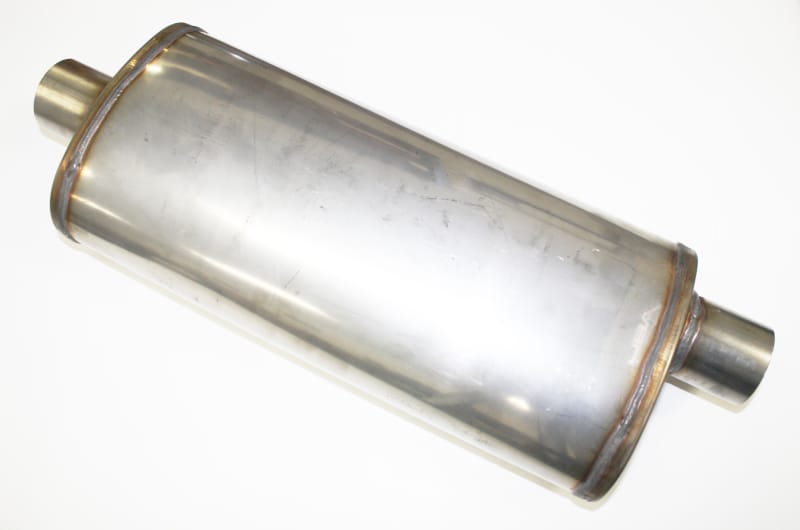 JBA — JBA Universal Straight-Through Style 304SS Muffler 18x8x5 2.5in Inlet Diameter Offset/Center
Muffler