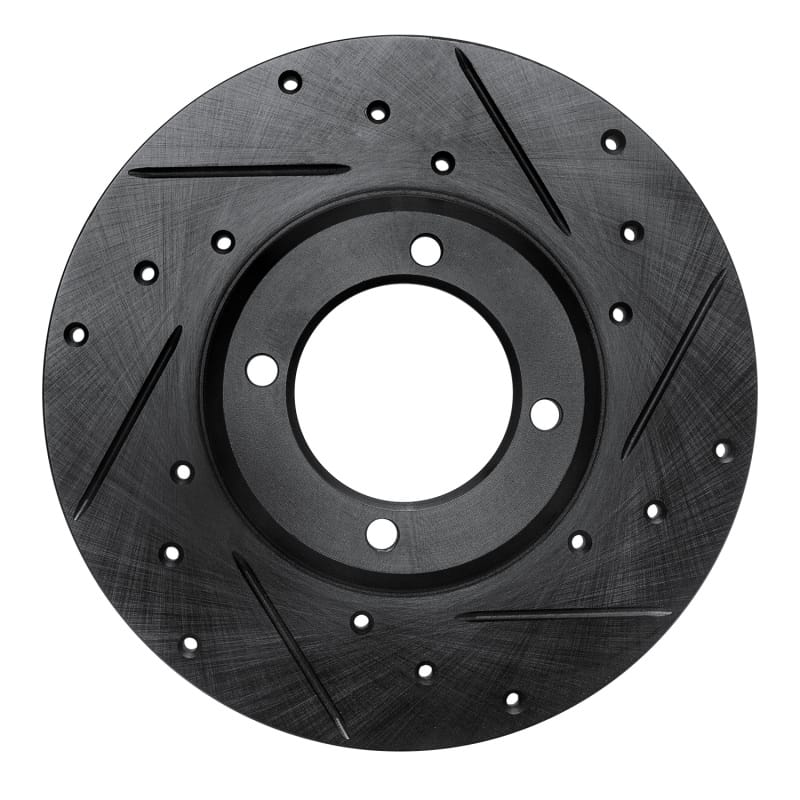 R1 Concepts — R1 79-81 Toyota Celica Front Right Drilled & Slotted Black Brake Rotor
R1 Brake Rotor Drill