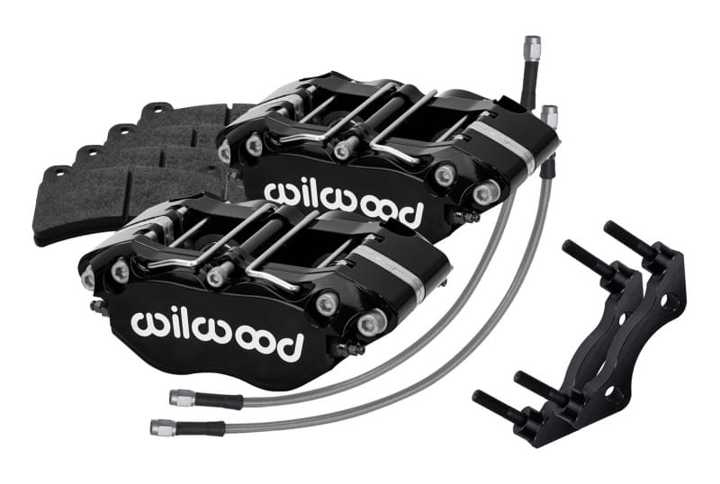 Wilwood — Wilwood 84-89 Porsche 911 Rear Dynapro Caliper Kit 3in MT - Black