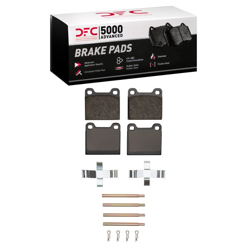 DFC — DFC 67-91 Mercedes-Benz 420SEL Rear 5000 Advanced Low Metallic Brake Pads and Hardware Kit
DFC Brake Pad Set