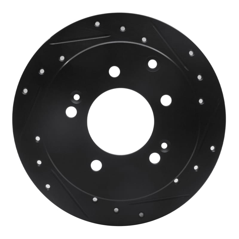 R1 Concepts — R1 10-13 Kia Soul Rear Right Drilled & Slotted Black Brake Rotor
R1 Brake Rotor Drill