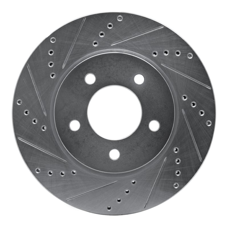 R1 Concepts — R1 04-08 Chrysler Pacifica Front Left Drilled & Slotted Silver Brake Rotor
R1 Brake Rotor Drill