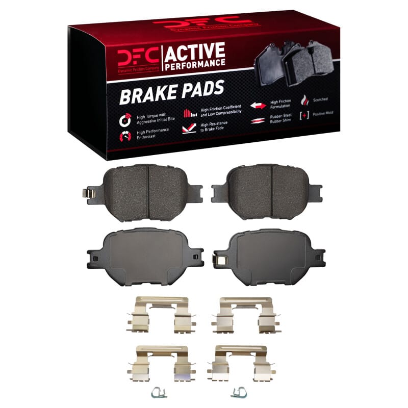 DFC — DFC 00-10 Scion TC Front Active Performance Pads and Hardware Kit
DFC Brake Pad Set