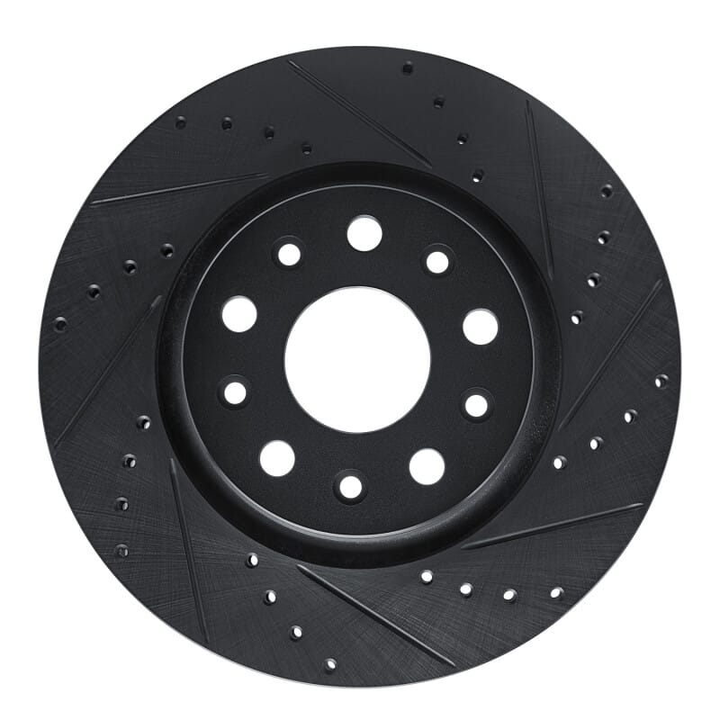 R1 Concepts — R1 18-25 Jeep Gladiator Front Right Drilled & Slotted Black Brake Rotor
R1 Brake Rotor Drill