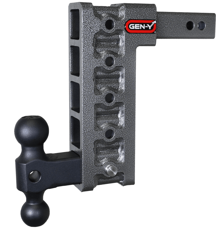 GEN-Y Hitch — Gen-Y Mega Duty 2in Shank 10in Drop 1.5K TW 10K Hitch w/GH-031 Dual-Ball
Drop Hitch