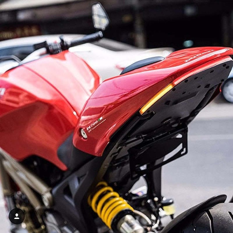 New Rage Cycles — New Rage Cycles 09-13 Ducati Monster 1100 Fender Eliminator Kit w/Load EQ