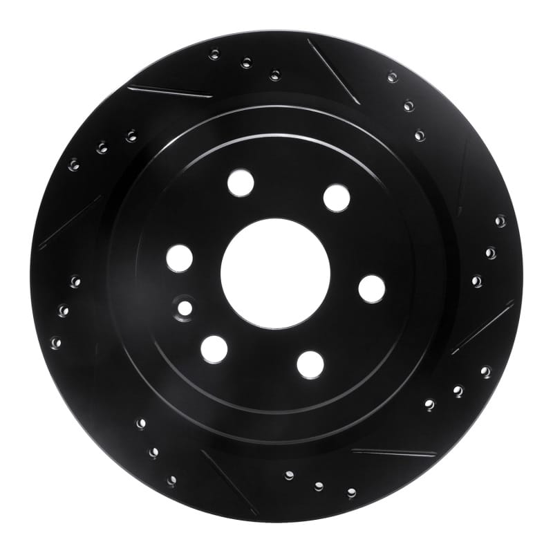 R1 Concepts — R1 10-16 Cadillac SRX Rear Right Drilled & Slotted Black Brake Rotor
R1 Brake Rotor Drill