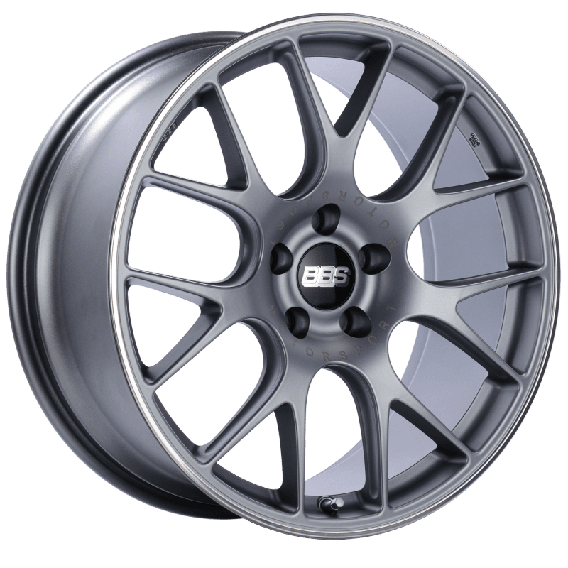 BBS — BBS CH-R 20x9 5x120 ET29 Satin Titanium Polished Rim Protector Wheel -82mm PFS/Clip Required