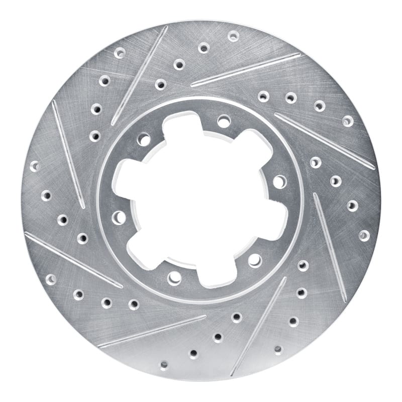 R1 Concepts — R1 96-04 Infiniti QX4 Front Left Drilled & Slotted Silver Brake Rotor
R1 Brake Rotor Drill