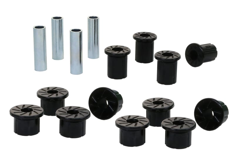 Whiteline — Whiteline 89-95 Toyota Pickup / 01-04 Toyota Tacoma Rear Leaf Spring Shackle Bushing Kit
Leaf Spring Bush