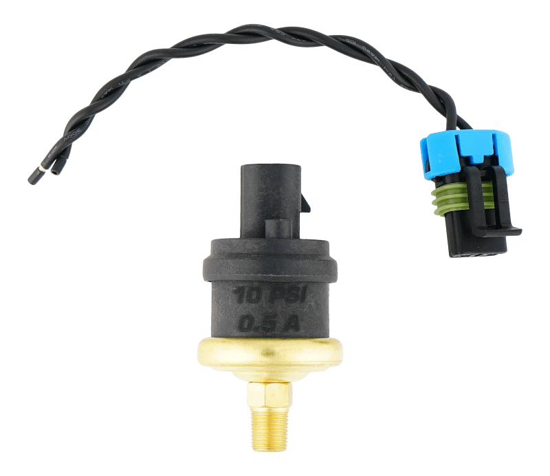 DeatschWerks — DeatschWerks 10psi 1/8th NPT Adjustable (8-12PSI) Hobbs Switch with Pigtail (0.5A)
Electronics