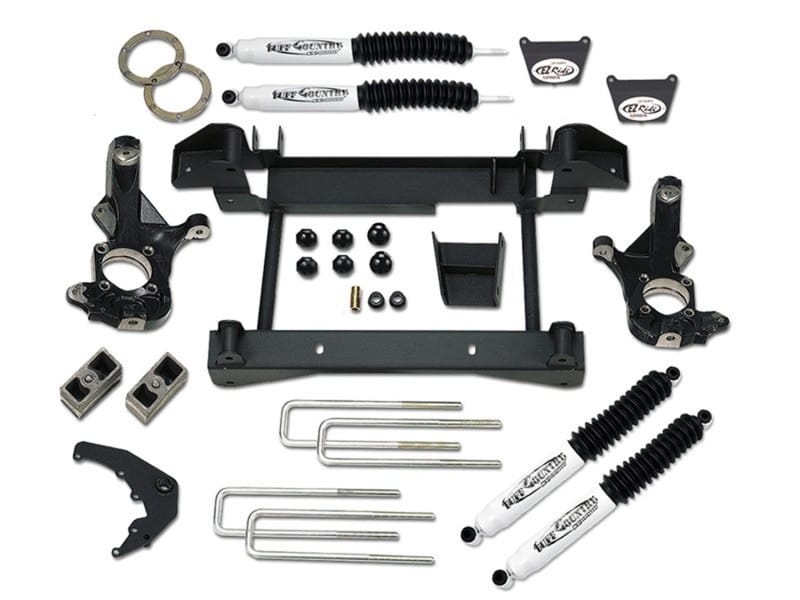 Tuff Country — Tuff Country 01-10 Chevy Silverado 2500HD 4x4 4in Lift Kit (w/1pc Sub Frame No Shocks)
Complete Kit (w/o Sh