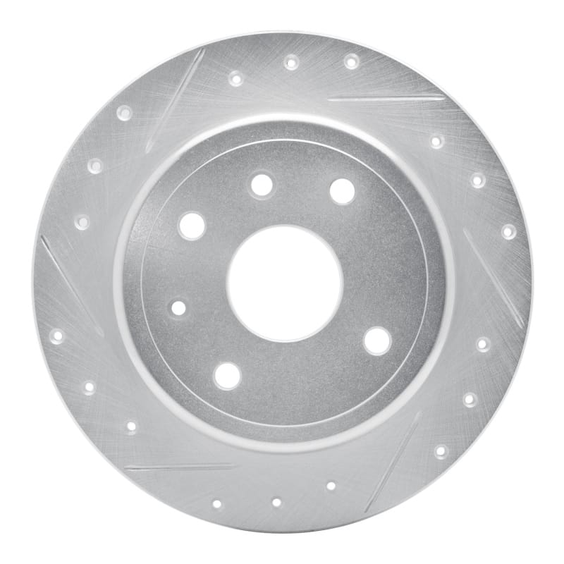 R1 Concepts — R1 04-10 Chevrolet Epica (USA/Canada) Rear Left Drilled & Slotted Silver Brake Rotor
R1 Brake Rotor Drill