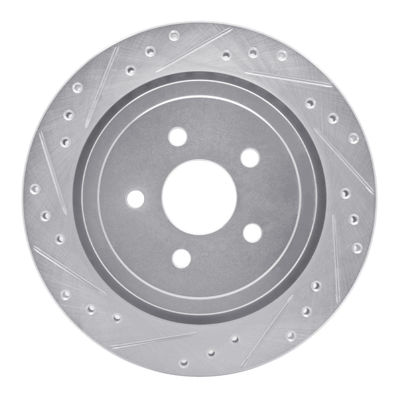 R1 Concepts — R1 89-95 Chrysler LeBaron Rear Left Drilled & Slotted Silver Brake Rotor
R1 Brake Rotor Drill