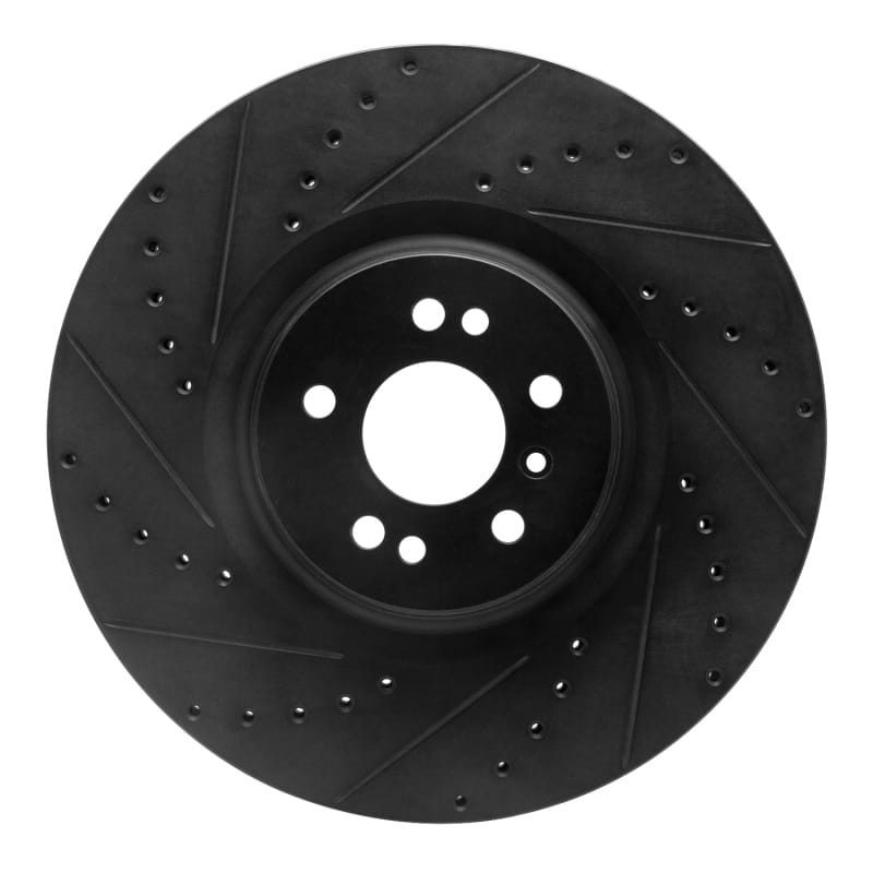 R1 Concepts — R1 07-09 Mercedes-Benz GL320 Front Left Drilled & Slotted Black Brake Rotor
R1 Brake Rotor Drill