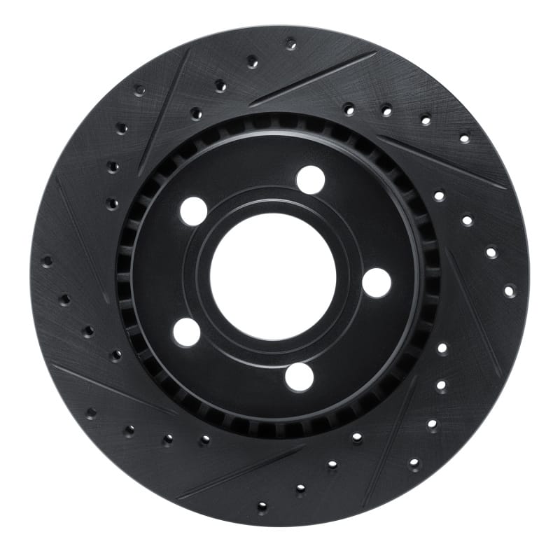 R1 Concepts — R1 80-86 Audi Quattro Front Left Drilled & Slotted Black Brake Rotor
R1 Brake Rotor Drill