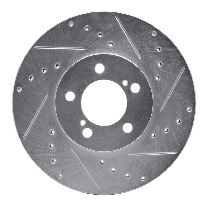 R1 Concepts — R1 93-07 Ford Taurus SHO Front Right Drilled & Slotted Silver Brake Rotor
R1 Brake Rotor Drill