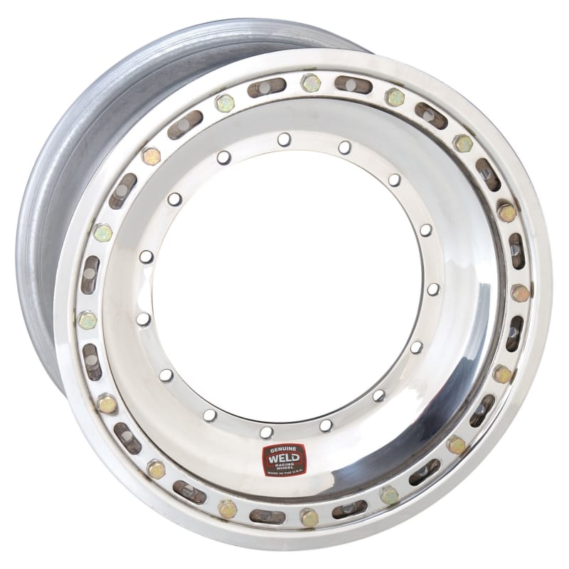 Weld — Weld Sprint Direct Mount 15x10 / 5x9.75 BP / 6inch PS Polished Assembly - Beadlock