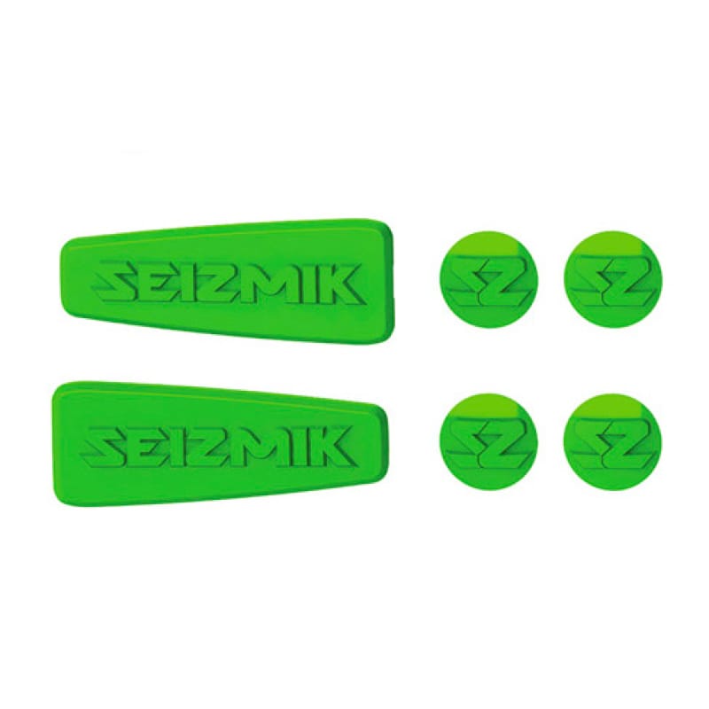 Seizmik — Seizmik Kawasaki Pursuit Mirror Color Insert Kit - Lime Green