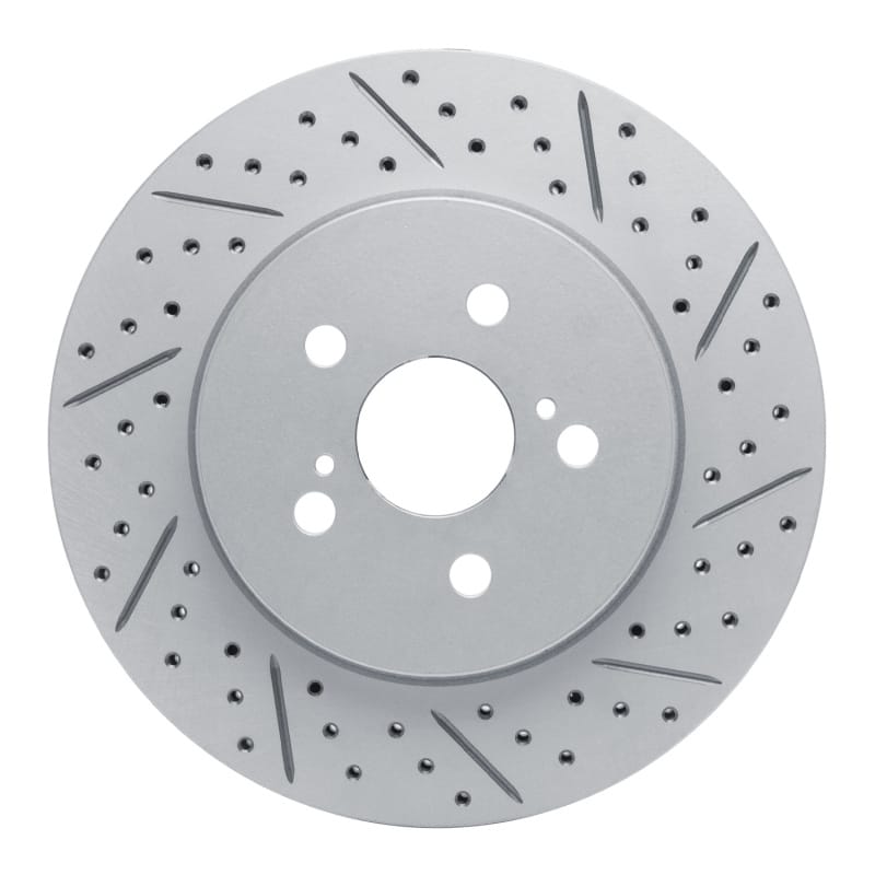 R1 Concepts — R1 19-26 Toyota Corolla (Mexico) Front Right Drilled & Slotted Geo-Carbon Rotor