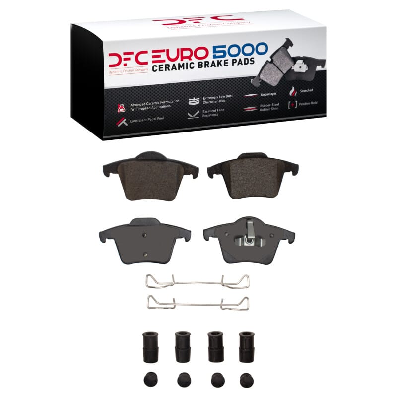 DFC — DFC 03-14 Volvo XC90 Rear Euro 5000 Ceramic Brake Pads and Hardware Kit
DFC EURO Pads + HW