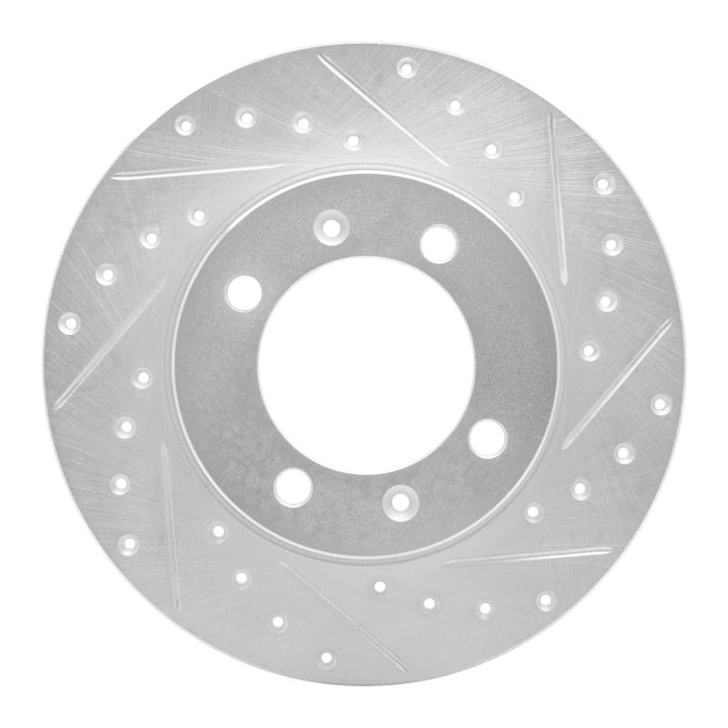 R1 Concepts — R1 1981-1987 Saab 900 Front Right Drilled & Slotted Silver Brake Rotor
R1 Brake Rotor Drill