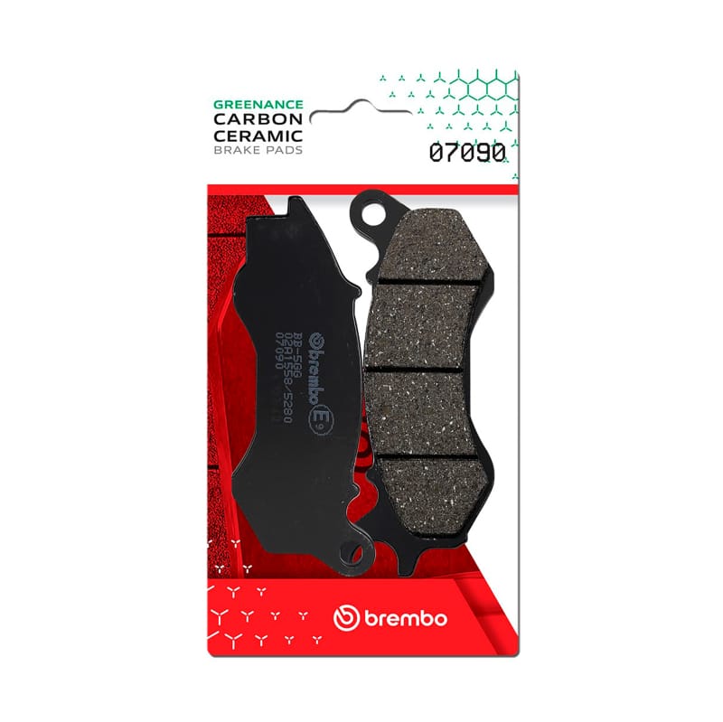 Brembo OE Powersports — Brembo OE Honda Scv/Honda Nsc/Honda Pcx/Honda Sh/Honda Vision Carbon Ceramic Brake Pad - Front