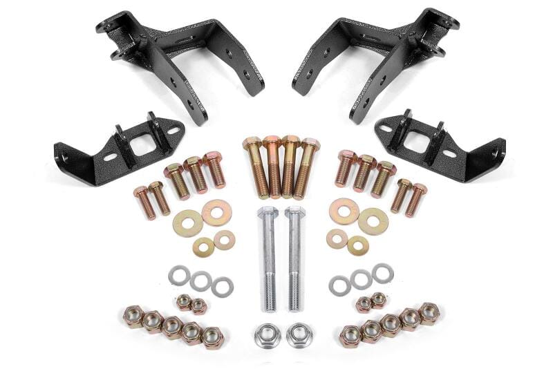 BMR Suspension — BMR 78-87 G-Body Coilover Conversion Kit Rear Non-adj Shock Mount w/o CAB - Black Hammertone