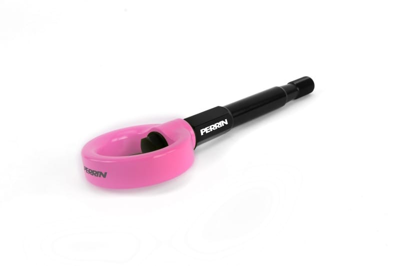 Perrin Performance — PERRIN 15-21 Subaru WRX/STI Tow Hook Kit (Rear) - Hyper Pink