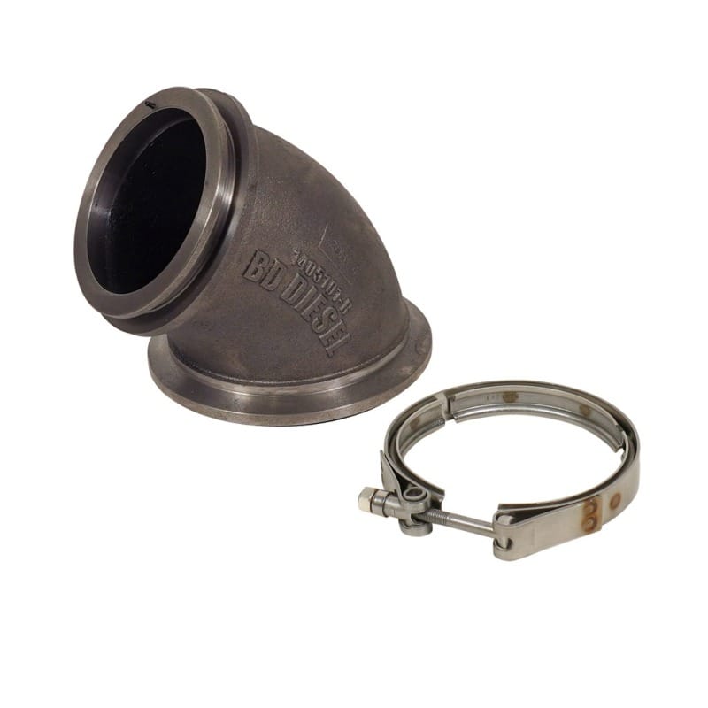 BD Diesel — BD Diesel 07.5-12 Dodge Cummins 6.7L Exhaust Elbow Turbo Cast
TURBO EXHAUST ELBOW
TChrgrOutletElbow