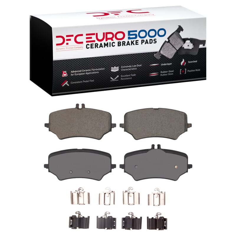 DFC — DFC 22-25 Mercedes-Benz EQS 580 SUV Rear Euro 5000 Ceramic Brake Pads and Hardware Kit
DFC EURO Pads + HW