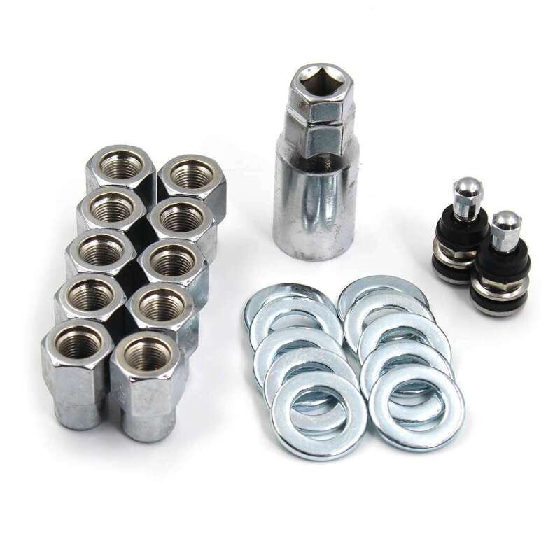 Race Star — Race Star Pro Forged Lug Kit 12mm x 1.5mm Open .50in Shank 13/16in Head (1.063in Washer) - Set of 10