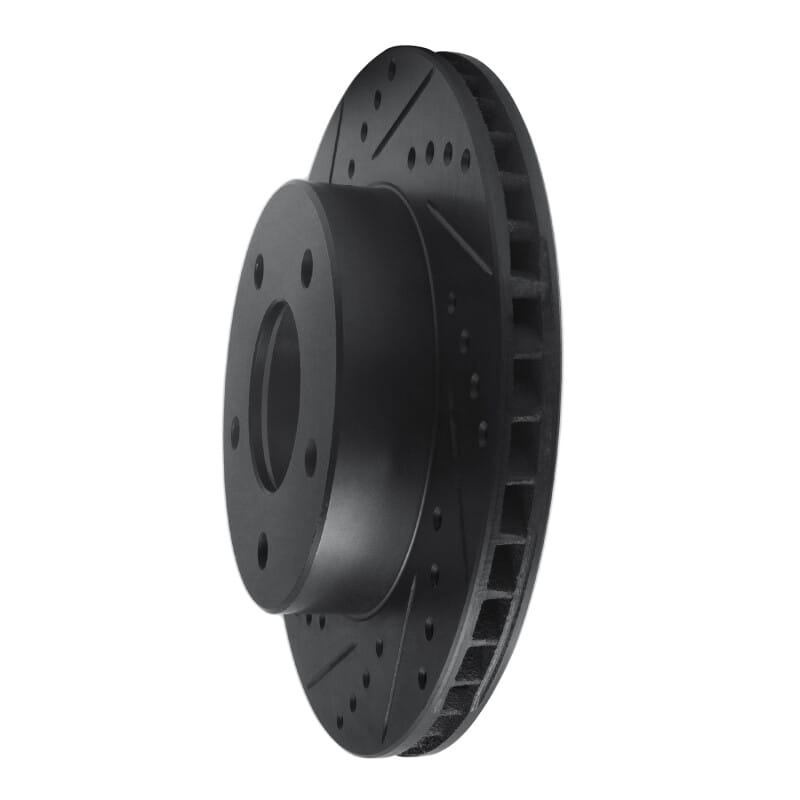 R1 Concepts — R1 75-79 Ford LTD Right Rear Drilled & Slotted Black Brake Rotor
R1 Brake Rotor Drill