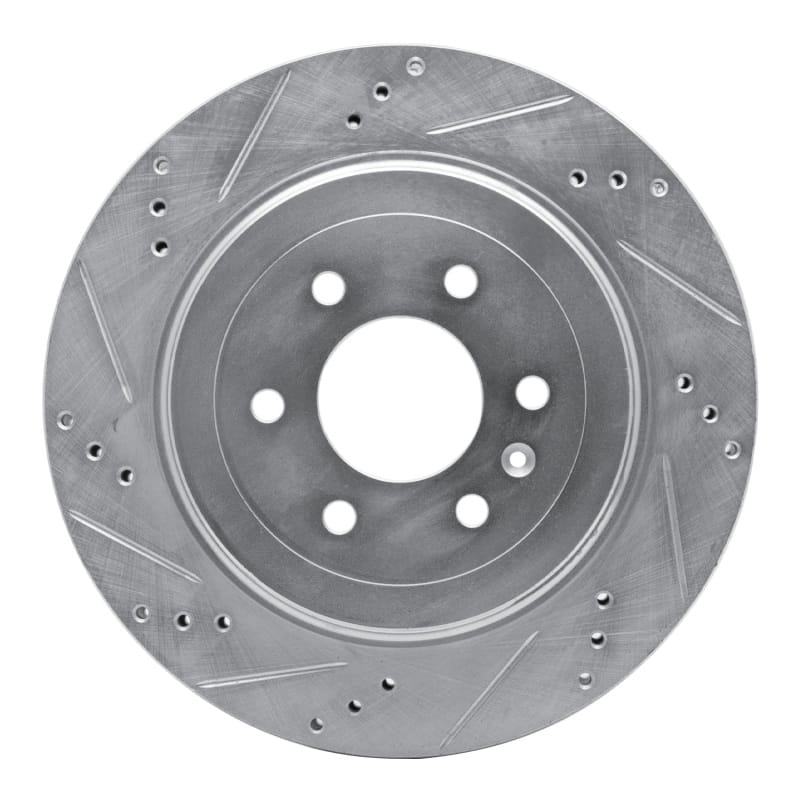 R1 Concepts — R1 04-09 Cadillac SRX Rear Left Drilled & Slotted Silver Brake Rotor
R1 Brake Rotor Drill