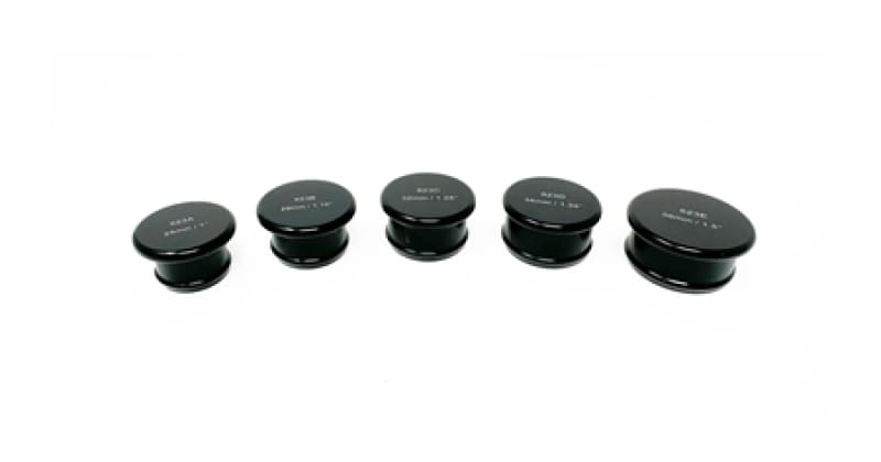 Torque Solution — Torque Solution Billet Aluminum Hose Blanking Plug Set (5 Sizes - 25 thru 38mm / 1 thru 1.5in)