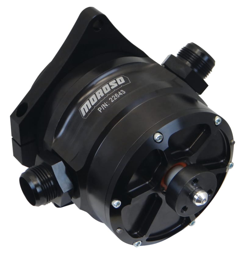 Moroso — Moroso Super Duty Pro Mod 4 Vane Vacuum Pump w/Adjustable Mounting Bracket