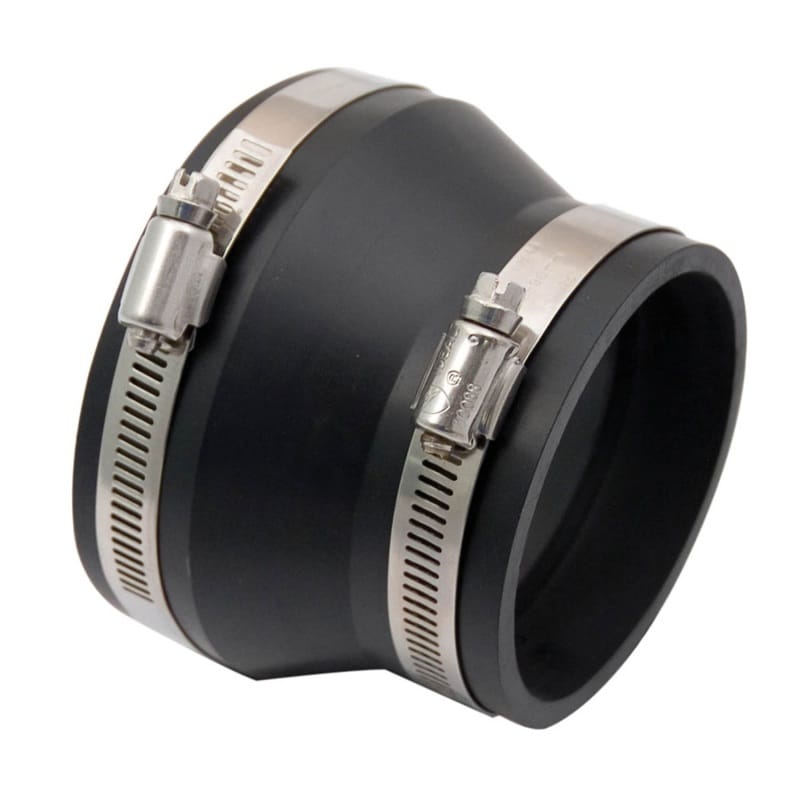 Spectre — Spectre Coupler/Reducer 4in. to 3in. (PVC) - Black