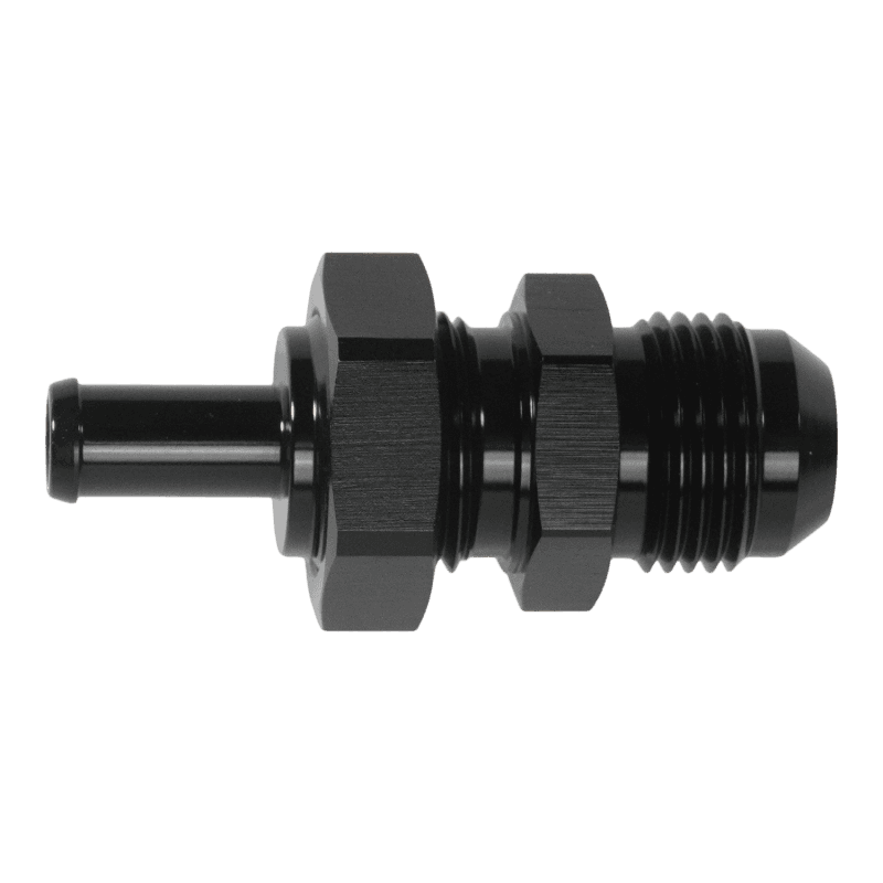 DeatschWerks — DeatschWerks 10AN Male Flare Bulkhead to 3/8in Hose Barb Straight
Lines & Fittings