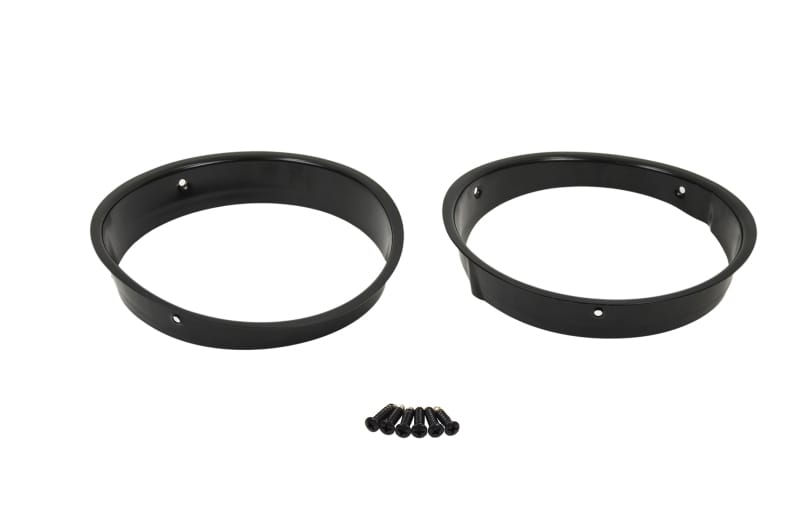 Kentrol — Kentrol 97-06 Jeep Wrangler TJ Headlight Bezels Pair - Powdercoat Black